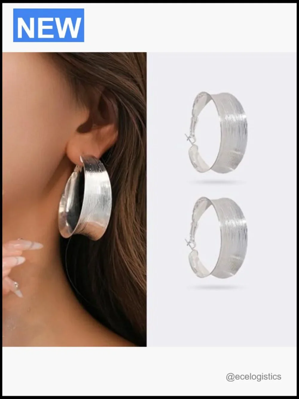 Chunky Gold Hoop Earrings Large Thick Huggie Earrings Statement Jewelry for